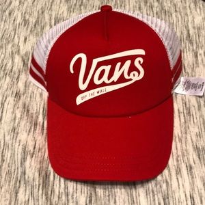 🐣EASTER FLASH SALE 🌸 Vans Red Trucker hat